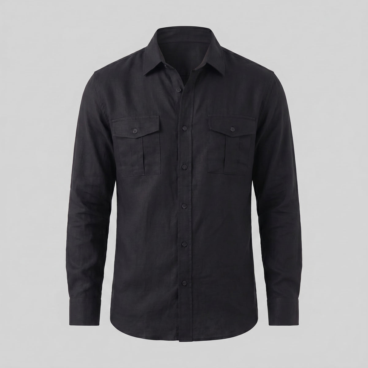Hayden Linen Blend Long Sleeve Shirt
