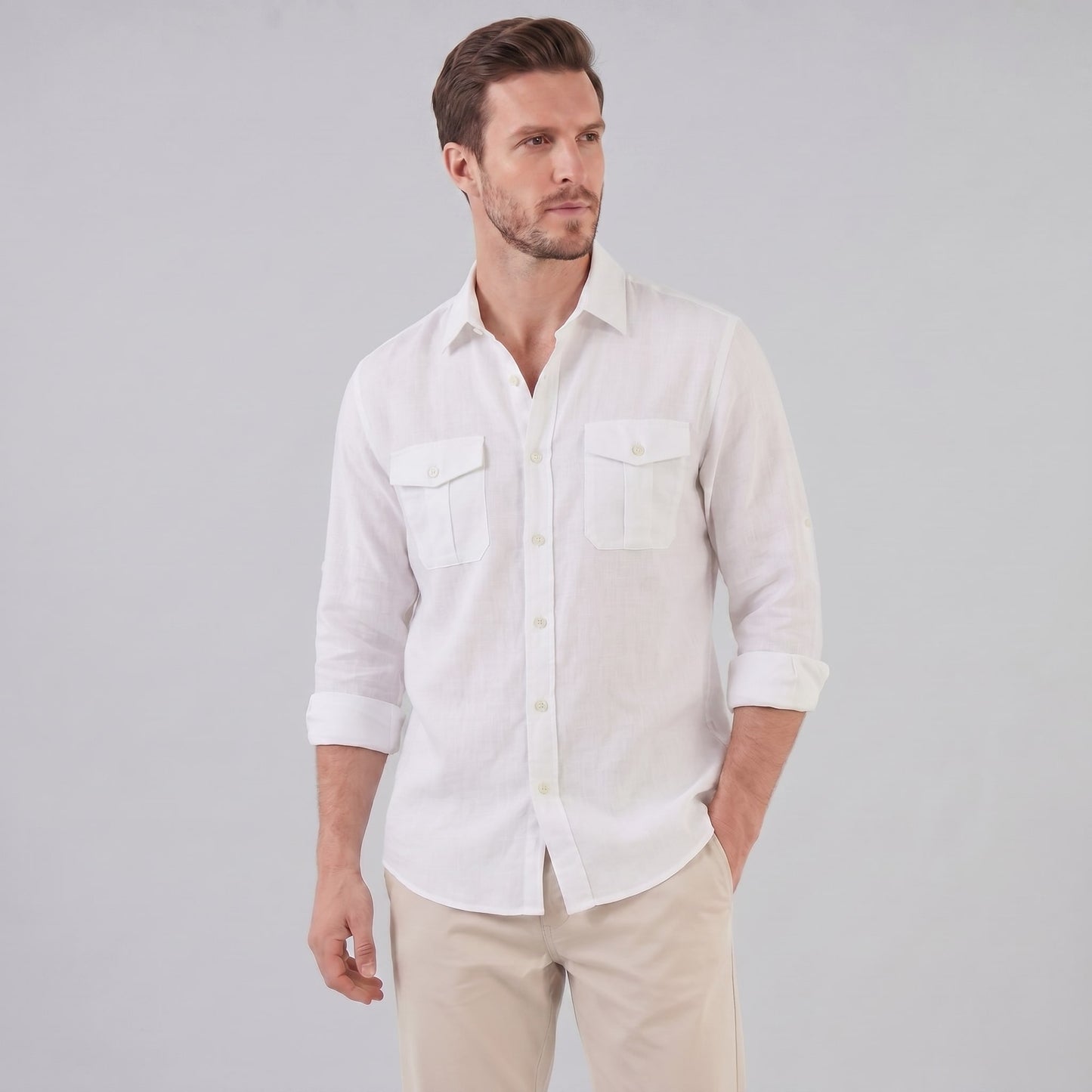 Hayden Linen Blend Long Sleeve Shirt_16