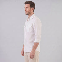 Hayden Linen Blend Long Sleeve Shirt