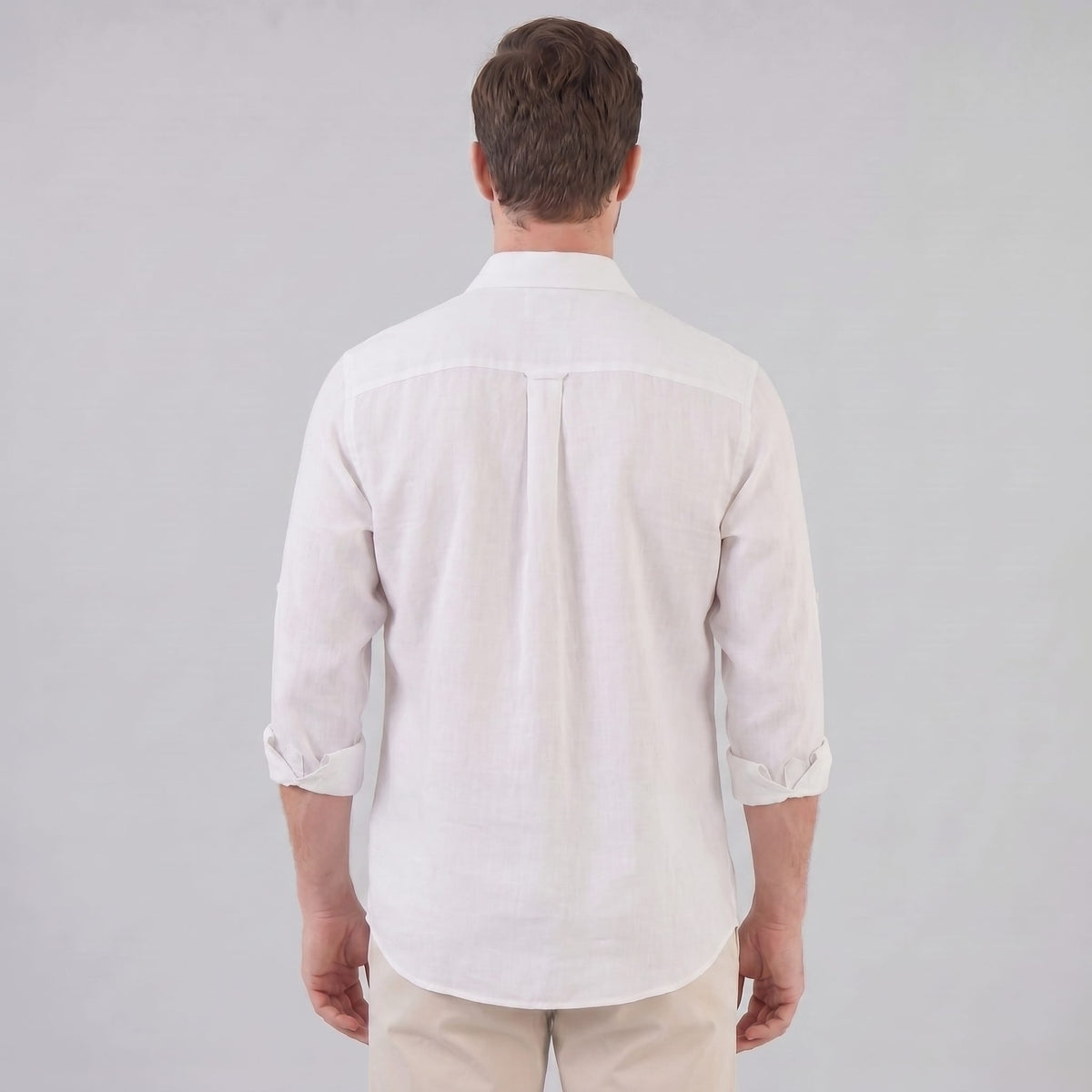 Hayden Linen Blend Long Sleeve Shirt
