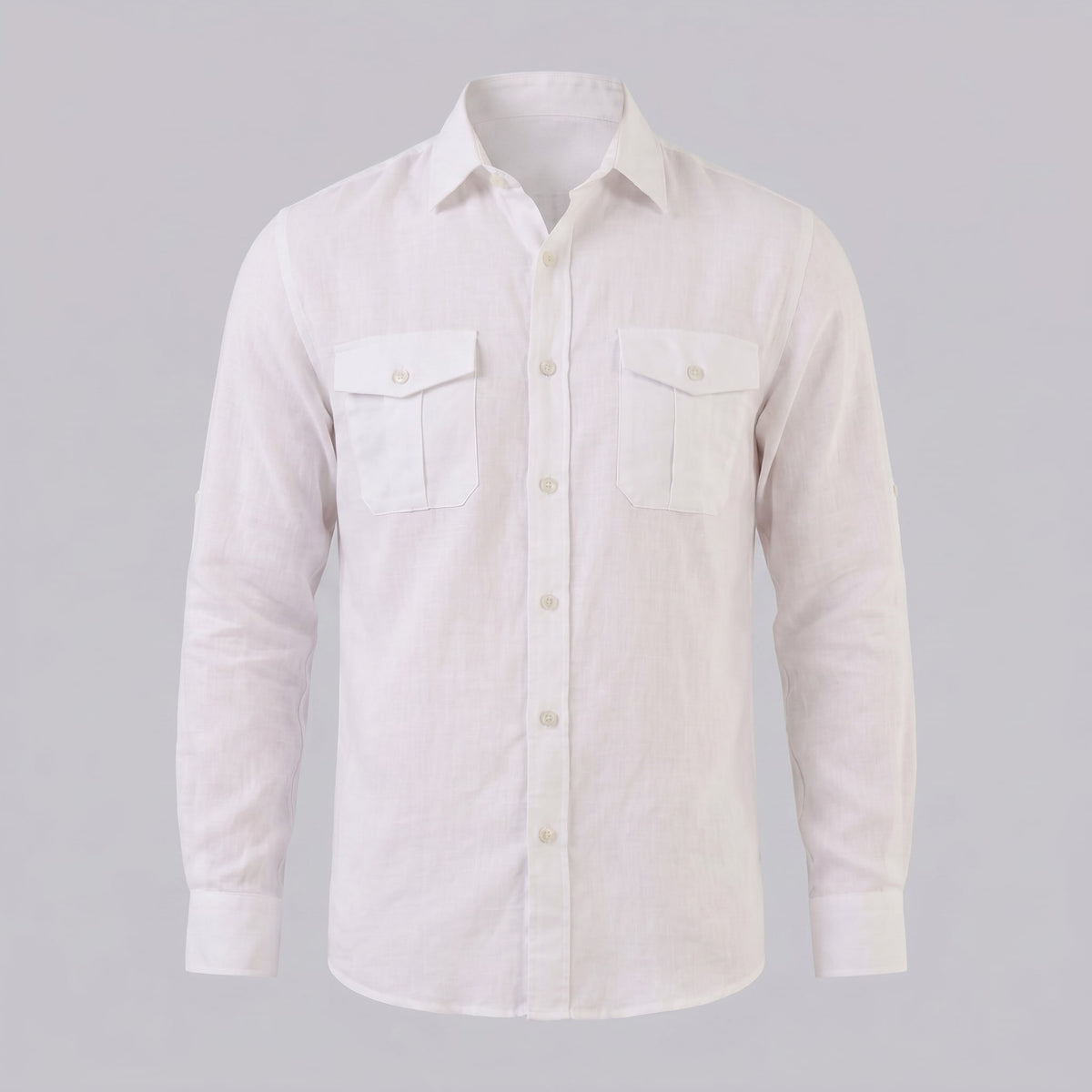 Hayden Linen Blend Long Sleeve Shirt