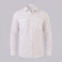 Hayden Linen Blend Long Sleeve Shirt