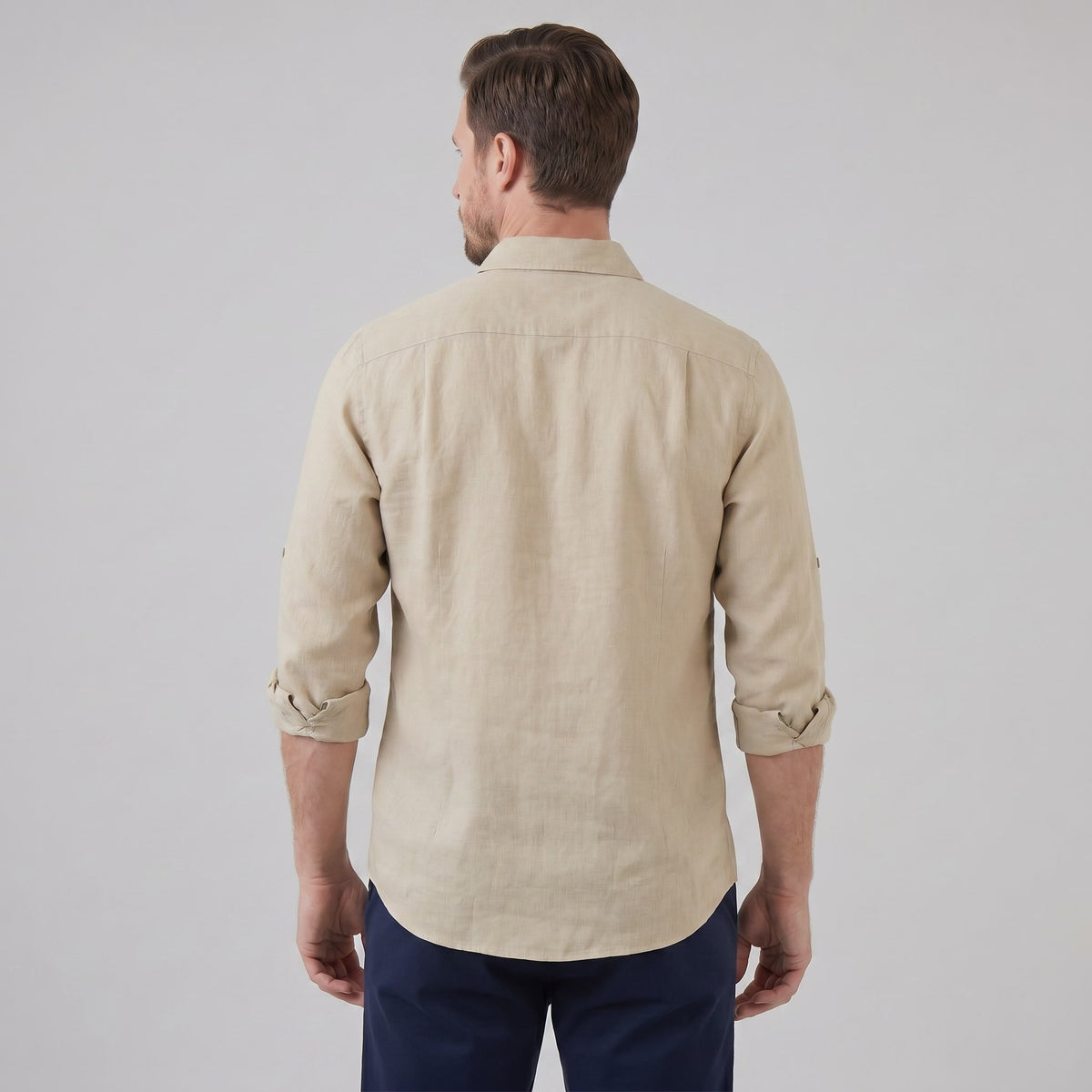 Hayden Linen Blend Long Sleeve Shirt_4