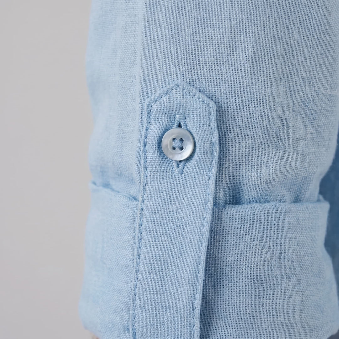 Hayden Linen Blend Long Sleeve Shirt