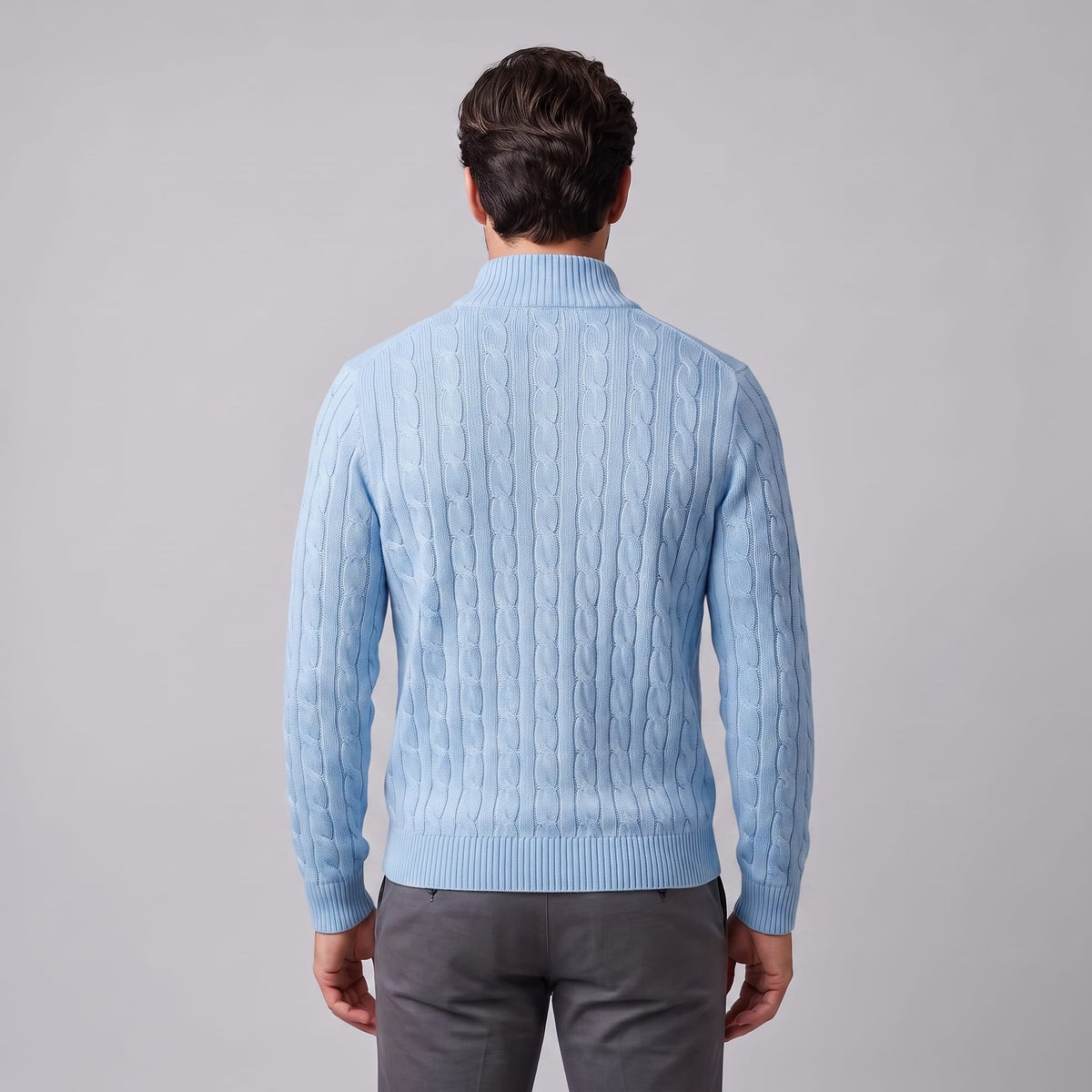 Edison Cable Knit Half Zip Sweater_19