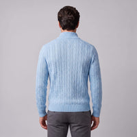 Edison Cable Knit Half Zip Sweater