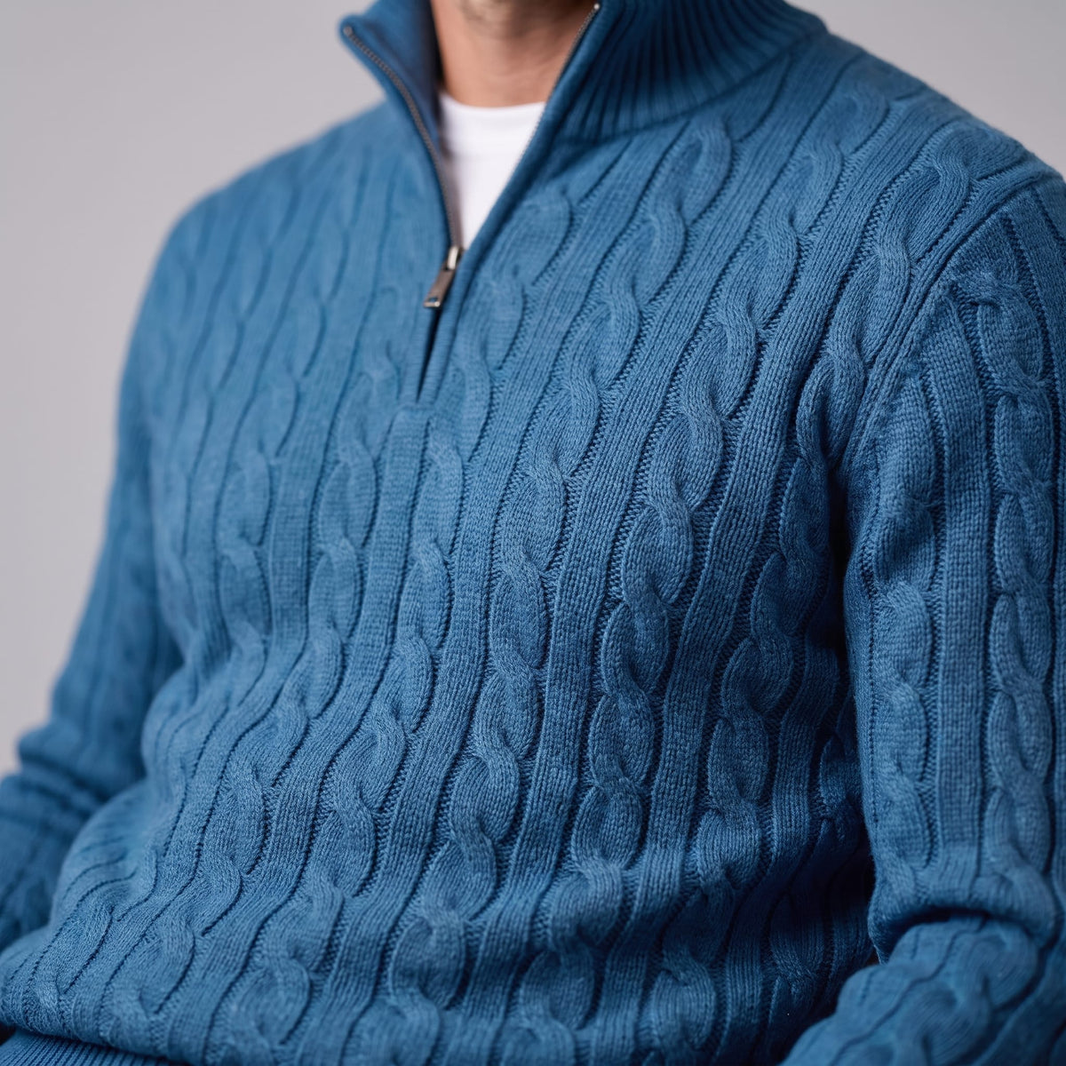 Edison Cable Knit Half Zip Sweater_22