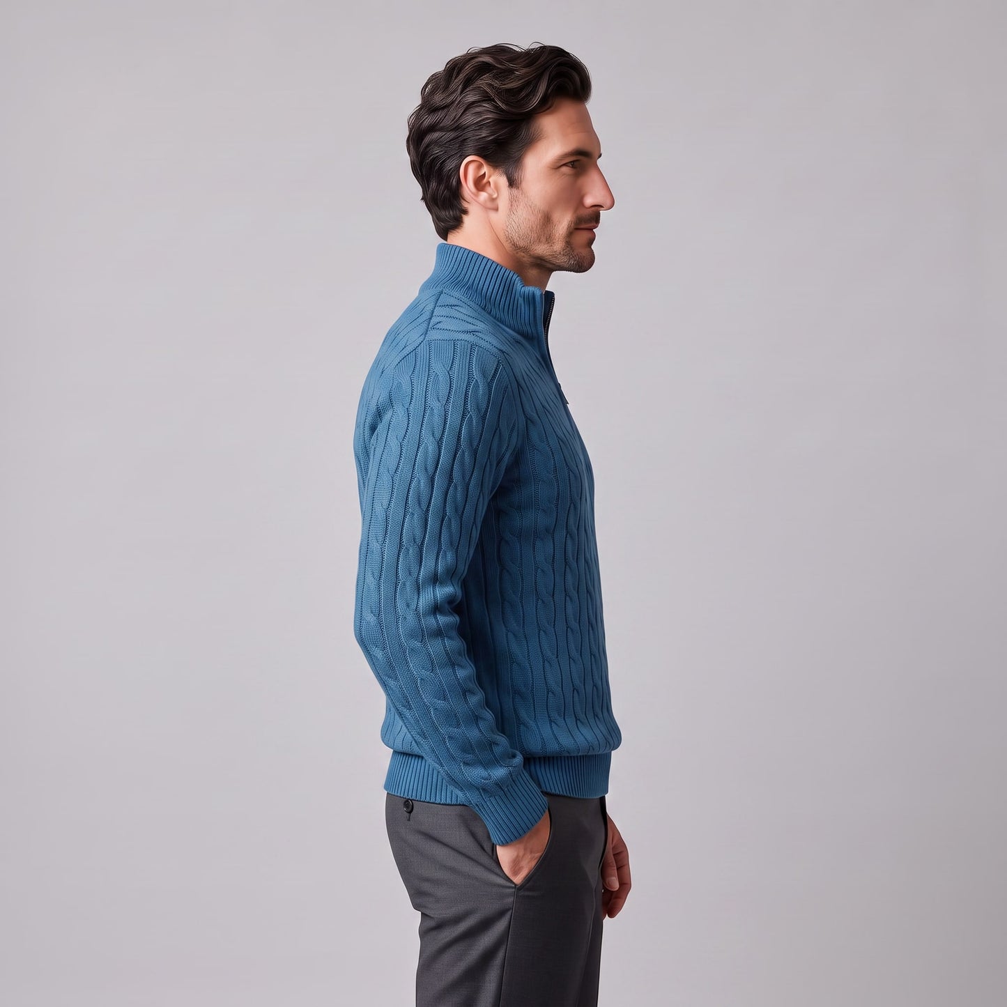 Edison Cable Knit Half Zip Sweater_25