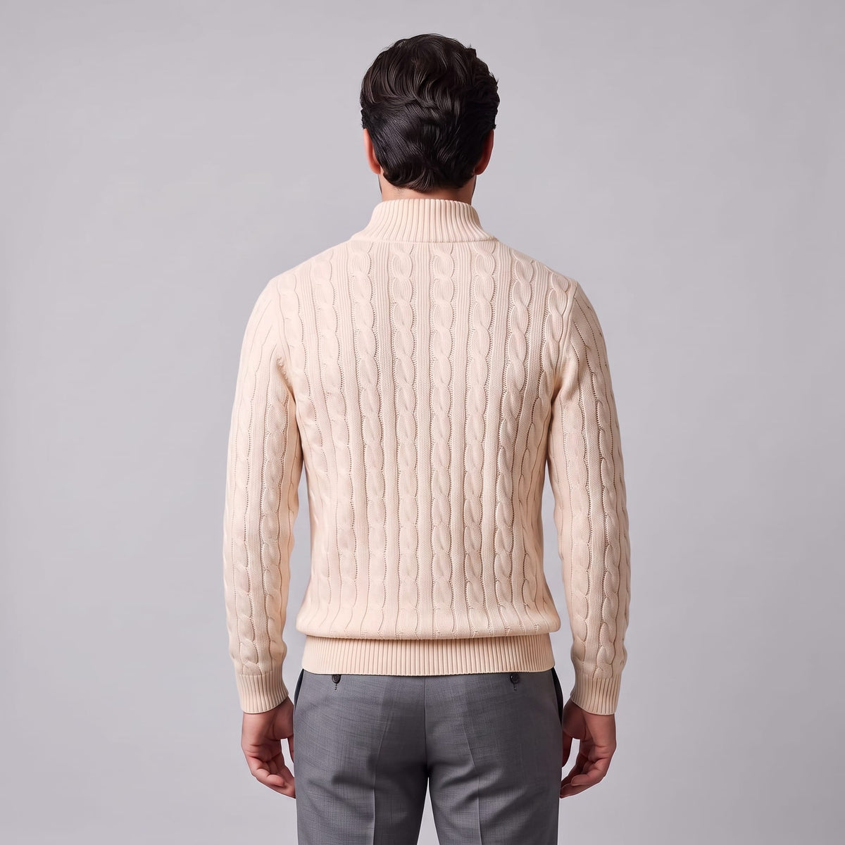 Edison Cable Knit Half Zip Sweater_29