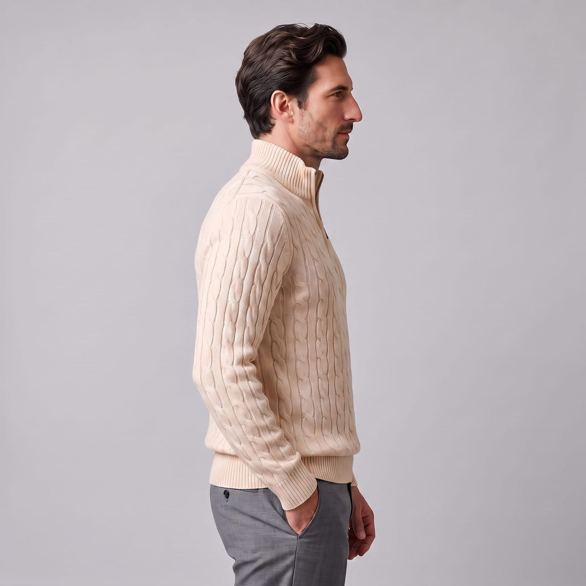 Edison Cable Knit Half Zip Sweater_30