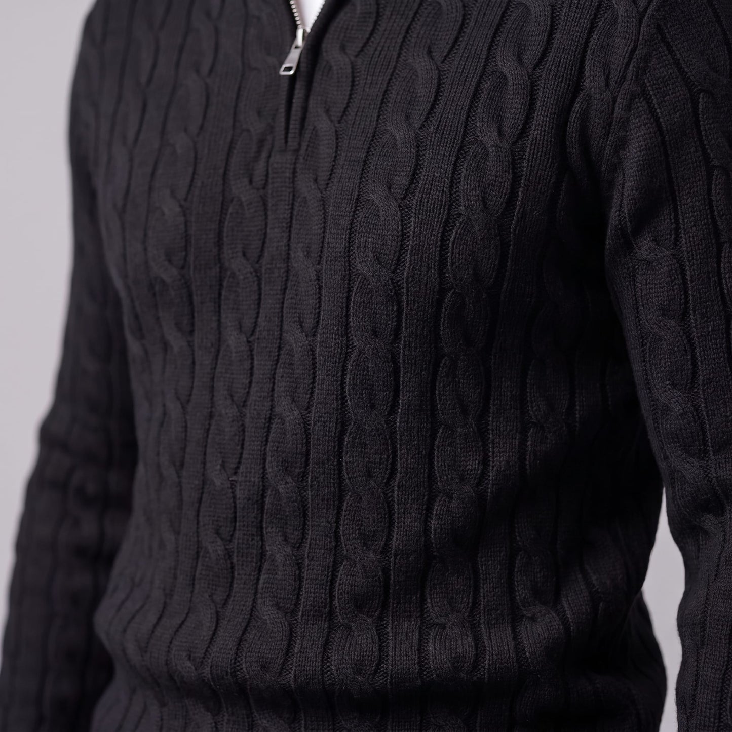 Edison Cable Knit Half Zip Sweater_32