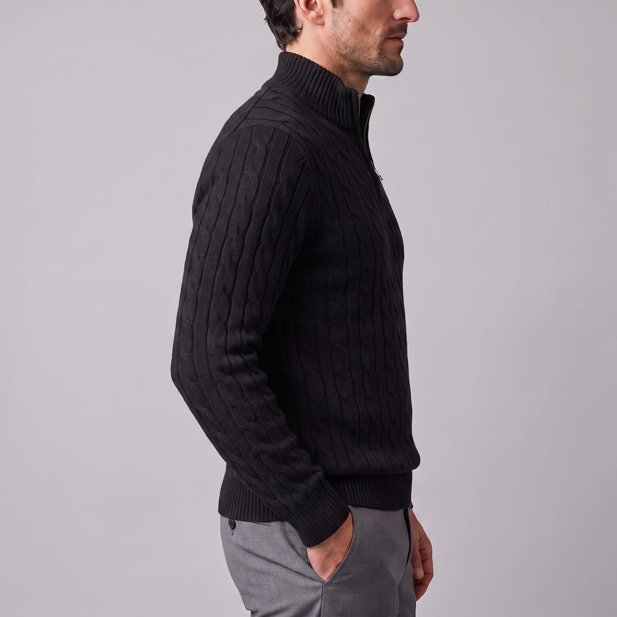 Edison Cable Knit Half Zip Sweater_35