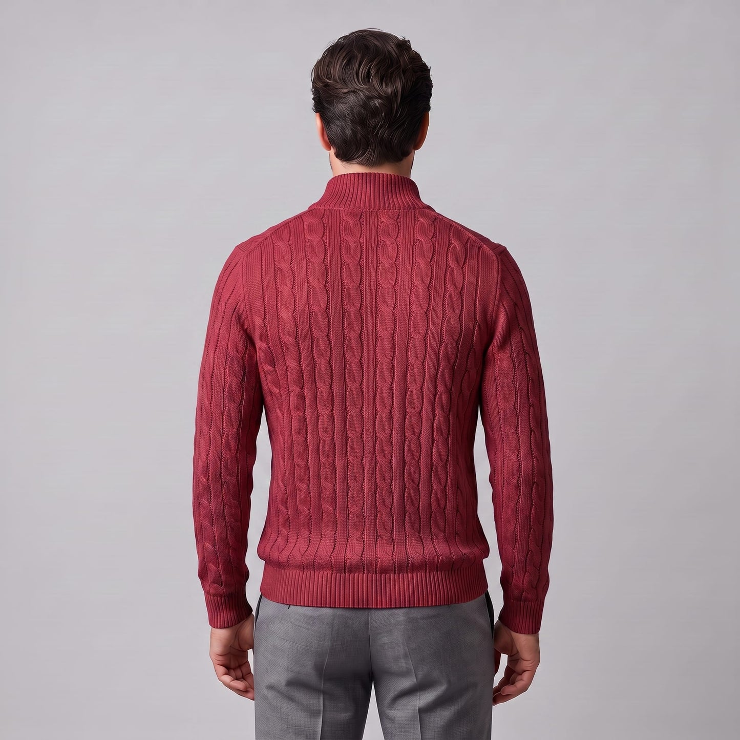 Edison Cable Knit Half Zip Sweater_39