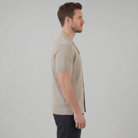 Hayes Cable Knit Camp Collar Shirt