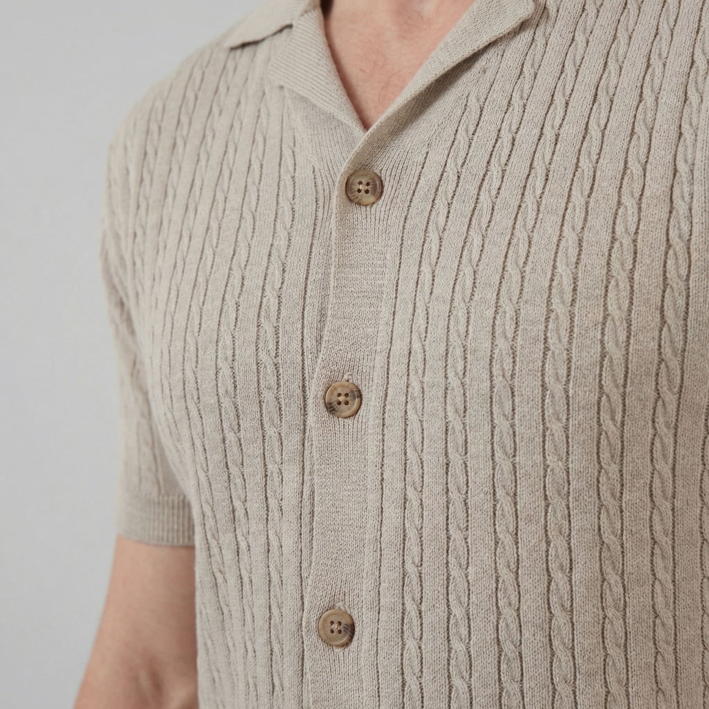 Hayes Cable Knit Camp Collar Shirt_4