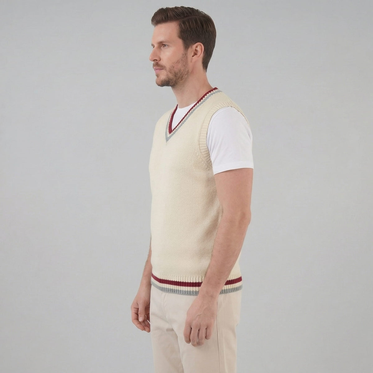 Landon Cable Knit V-Neck Sweater Vest_11