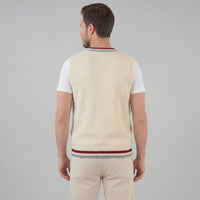Landon Cable Knit V-Neck Sweater Vest