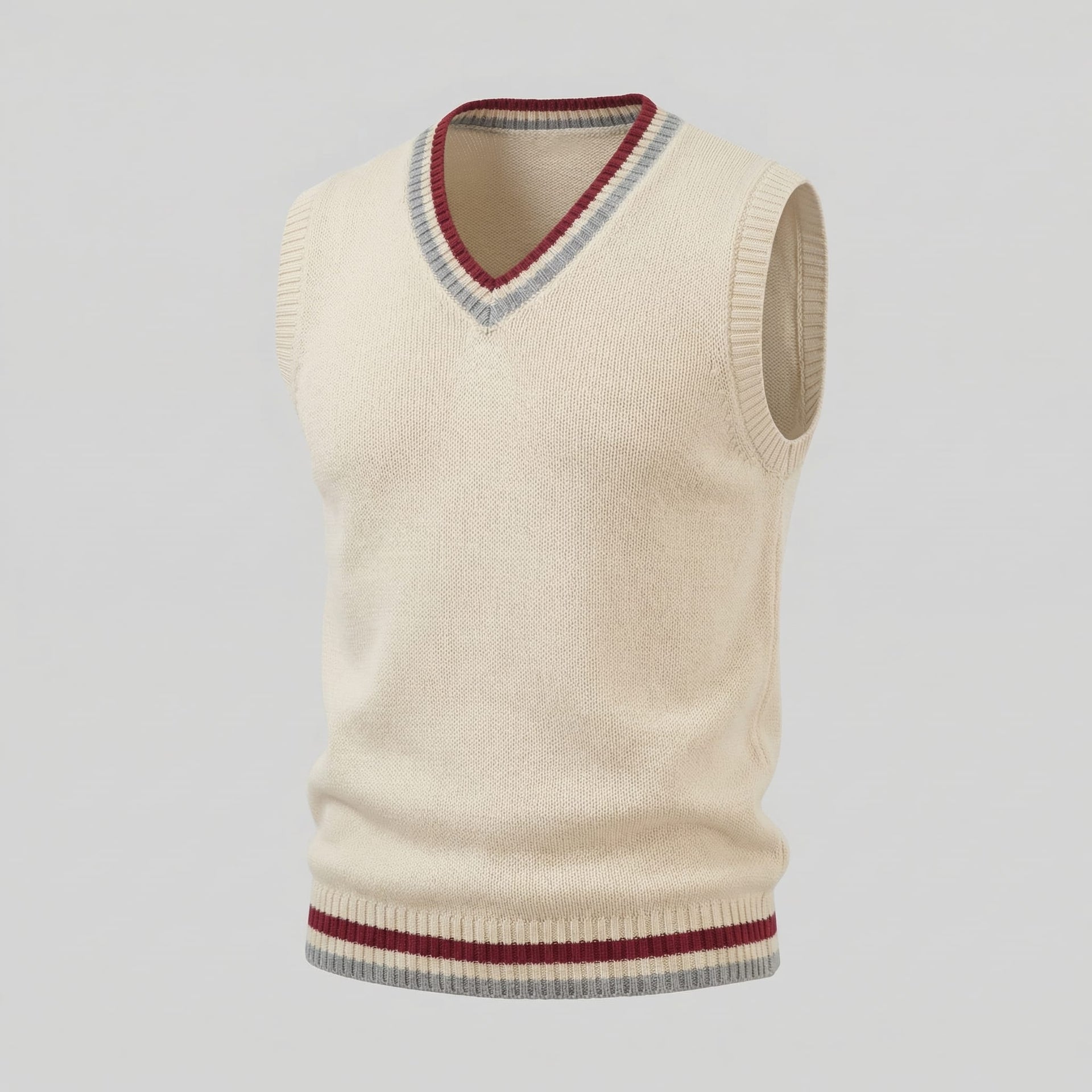 Landon Cable Knit V-Neck Sweater Vest