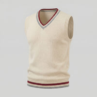 Landon Cable Knit V-Neck Sweater Vest
