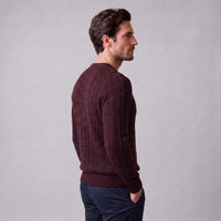 Ellis Wool Cable Knit Sweater