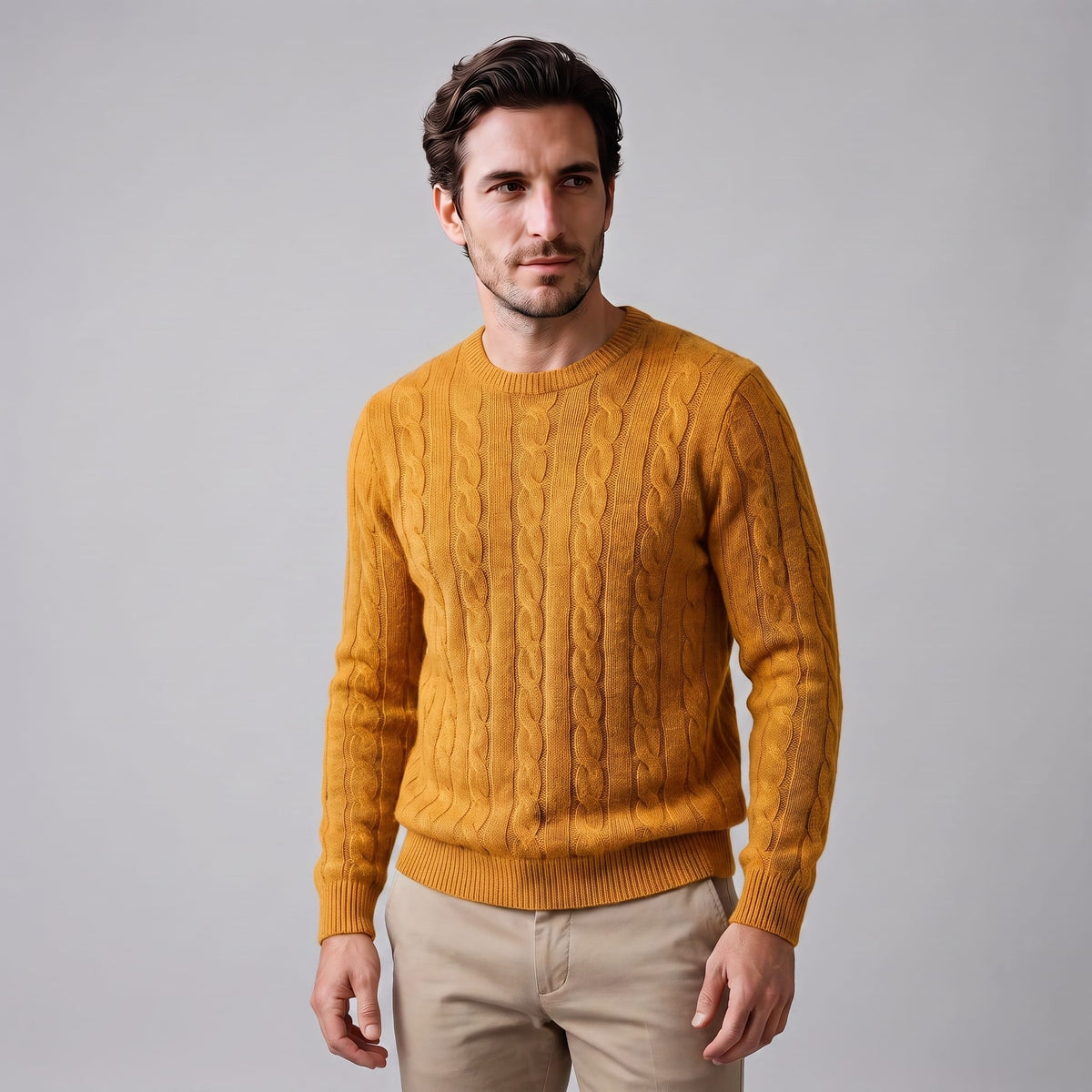 Ellis Wool Cable Knit Sweater_20