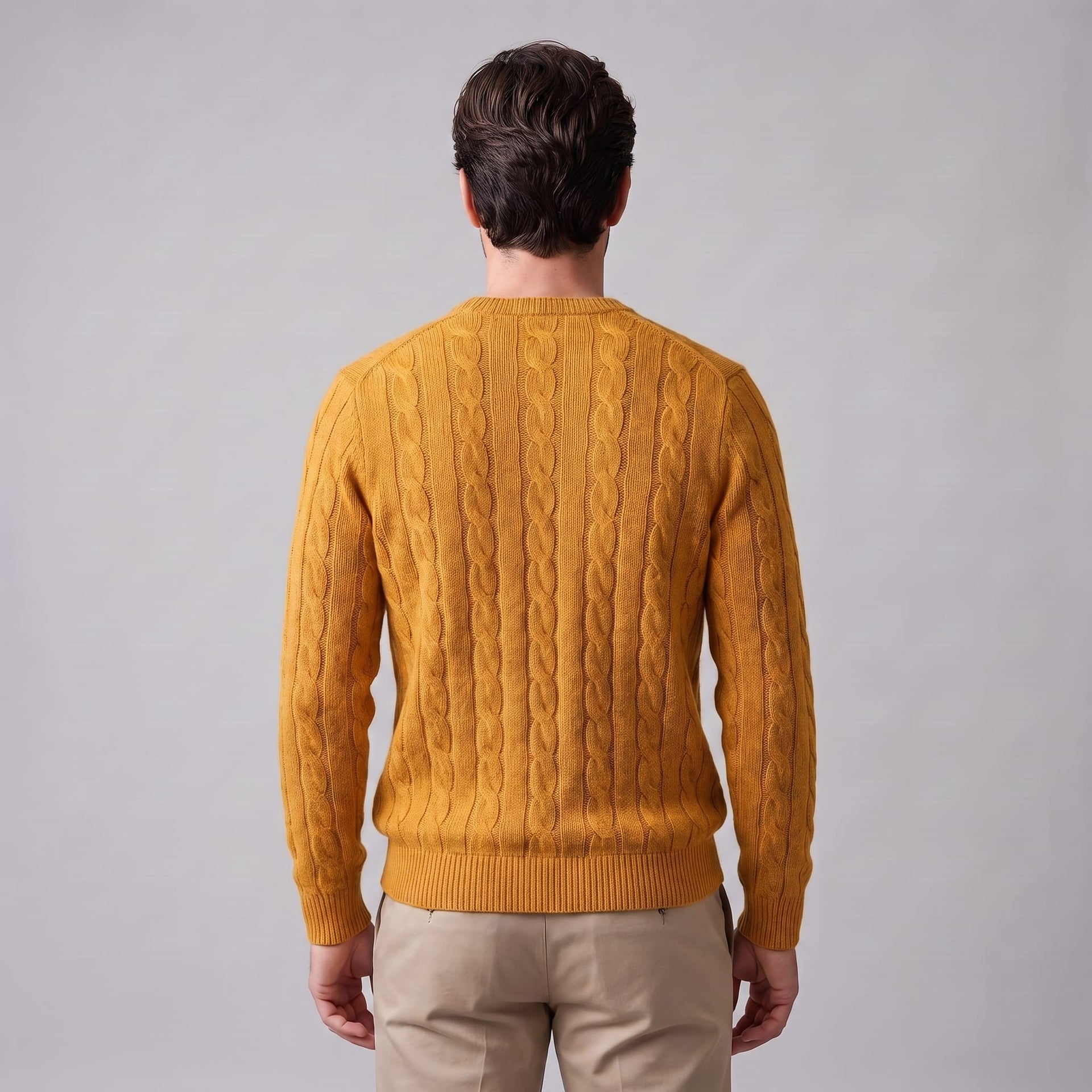 Ellis Wool Cable Knit Sweater