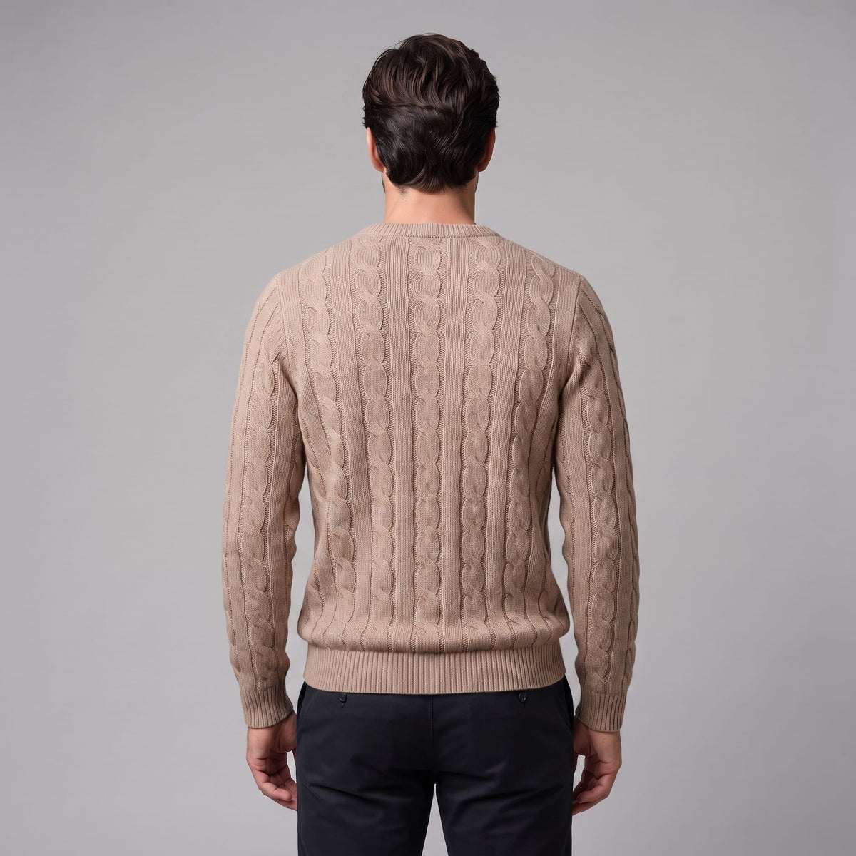 Ellis Wool Cable Knit Sweater_8