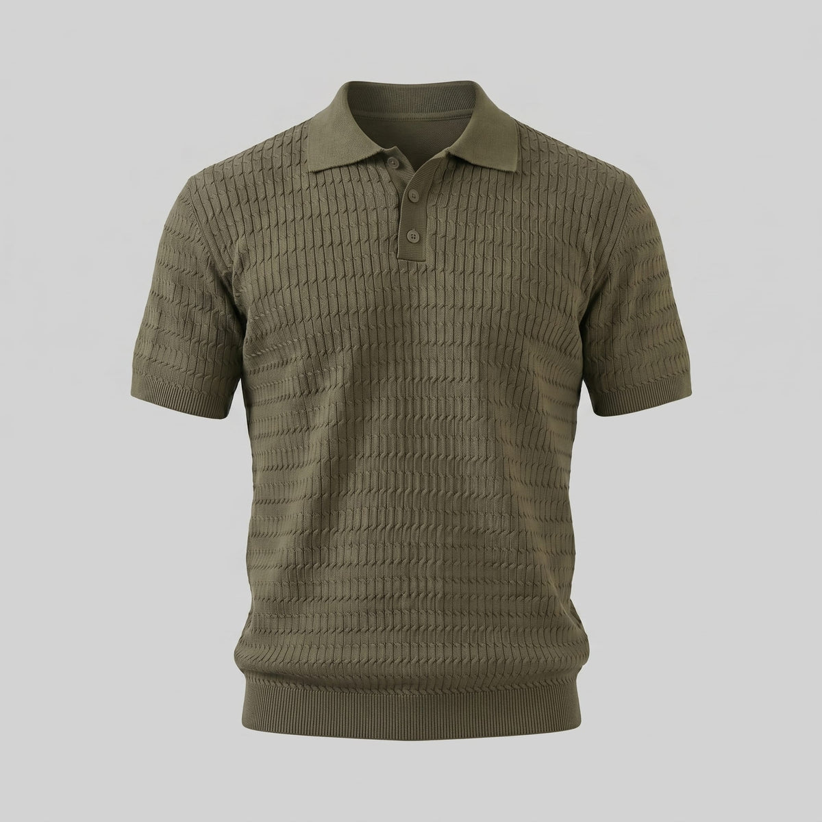 Preston Cable Knit Slim Fit Polo_15