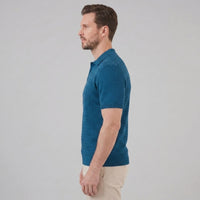 Preston Cable Knit Slim Fit Polo