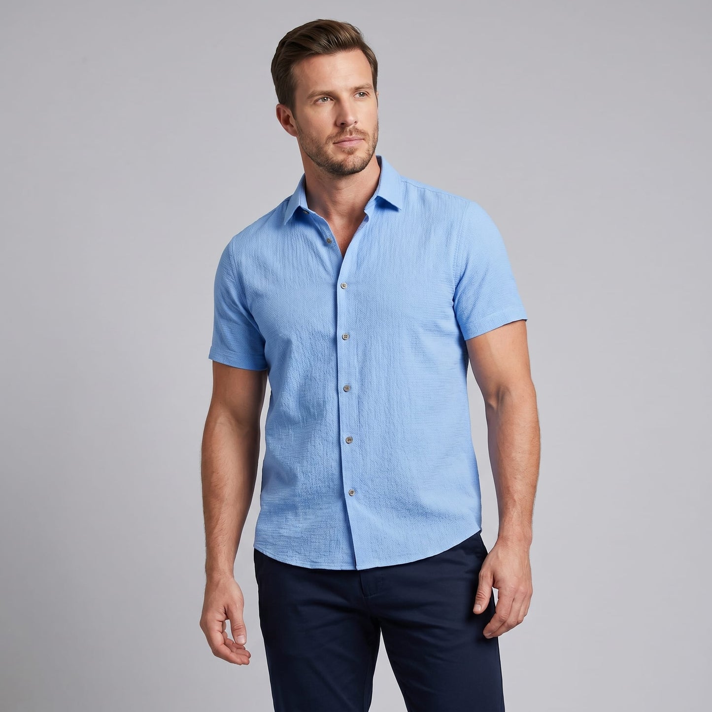 Holden Textured Short Sleeve Shirt_27