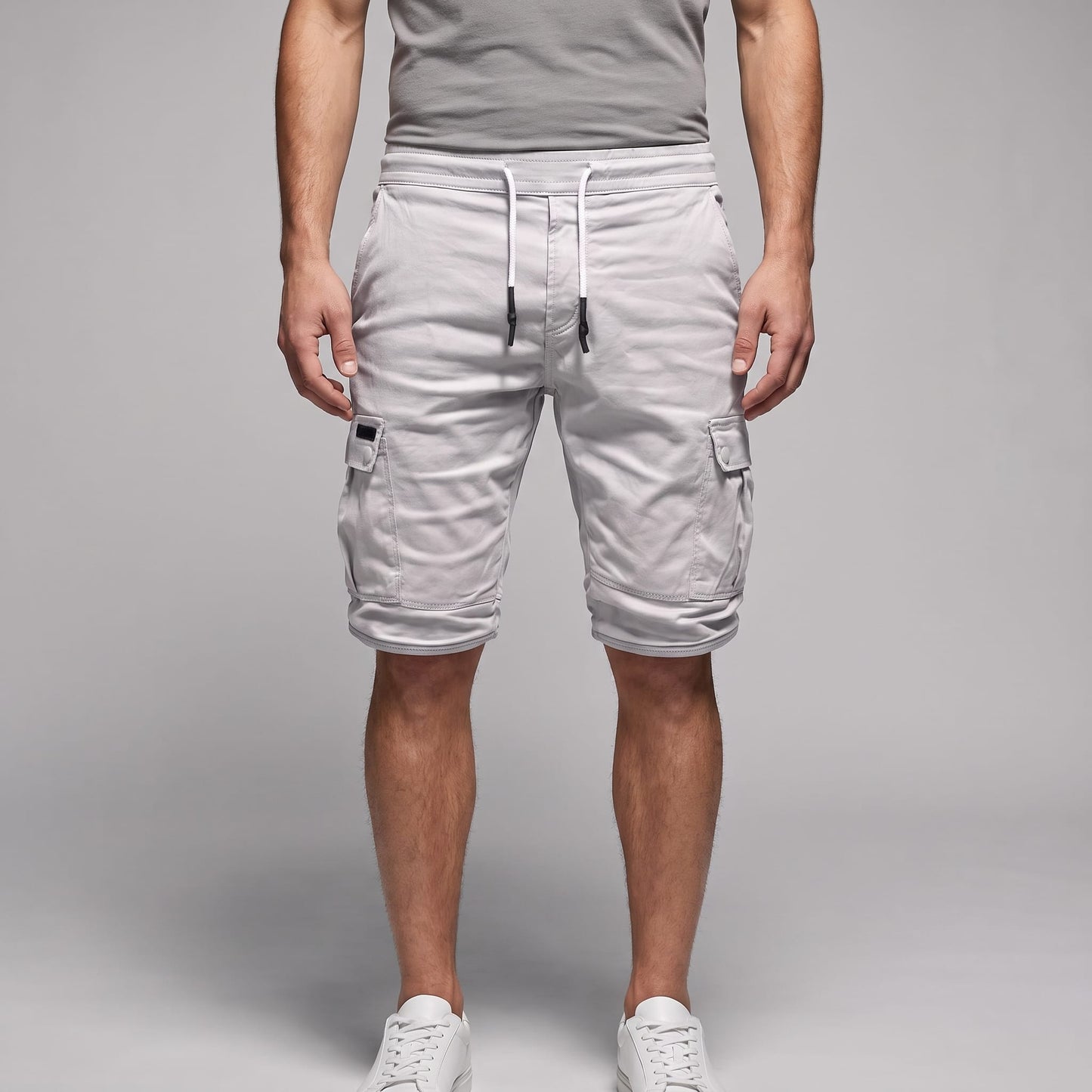 Cromwell Drawstring Cargo Shorts_1