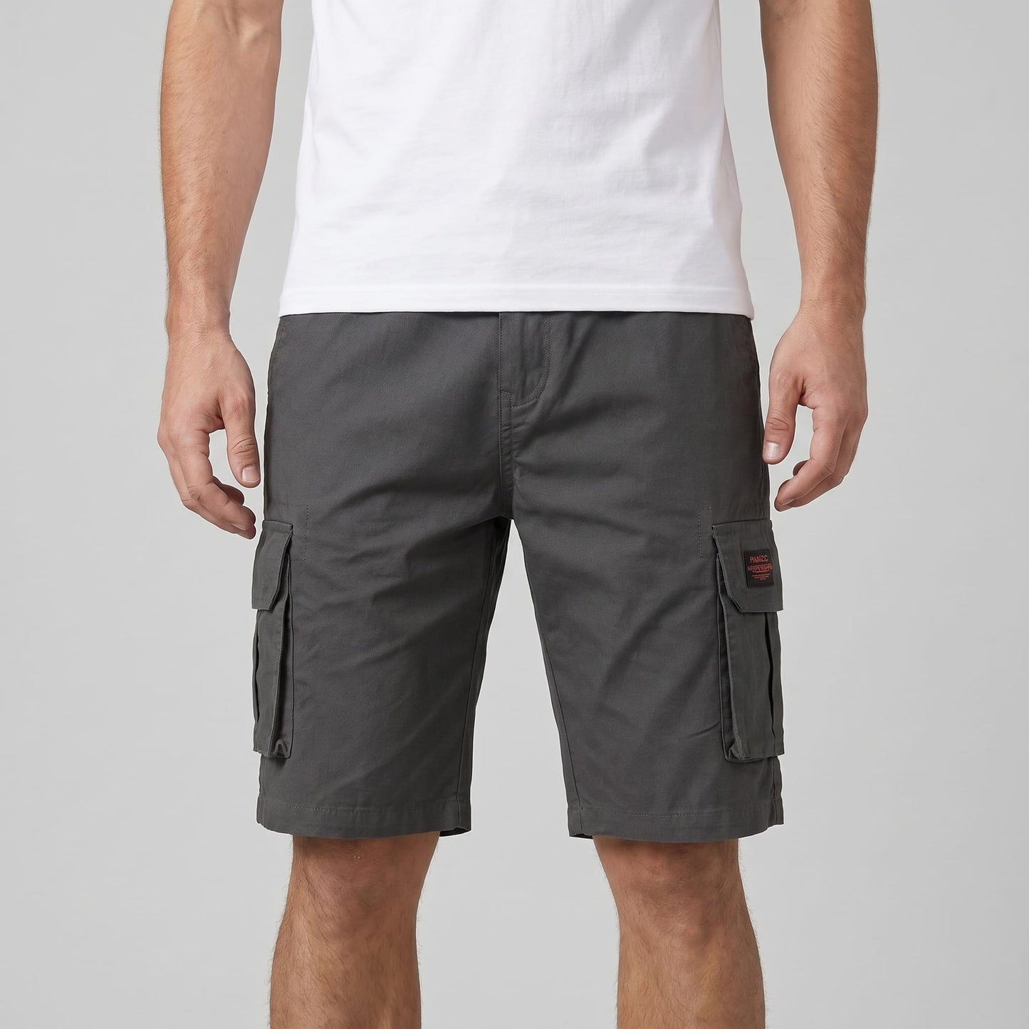 Cullen Cotton Blend Cargo Shorts_1