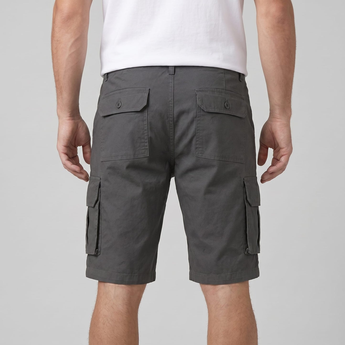 Cullen Cotton Blend Cargo Shorts_4