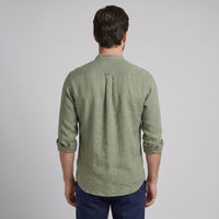 Hollis Band Collar Long Sleeve Shirt