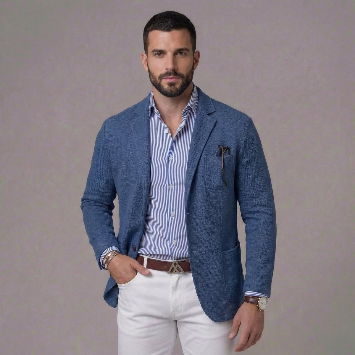 Emerson Textured Linen Blazer