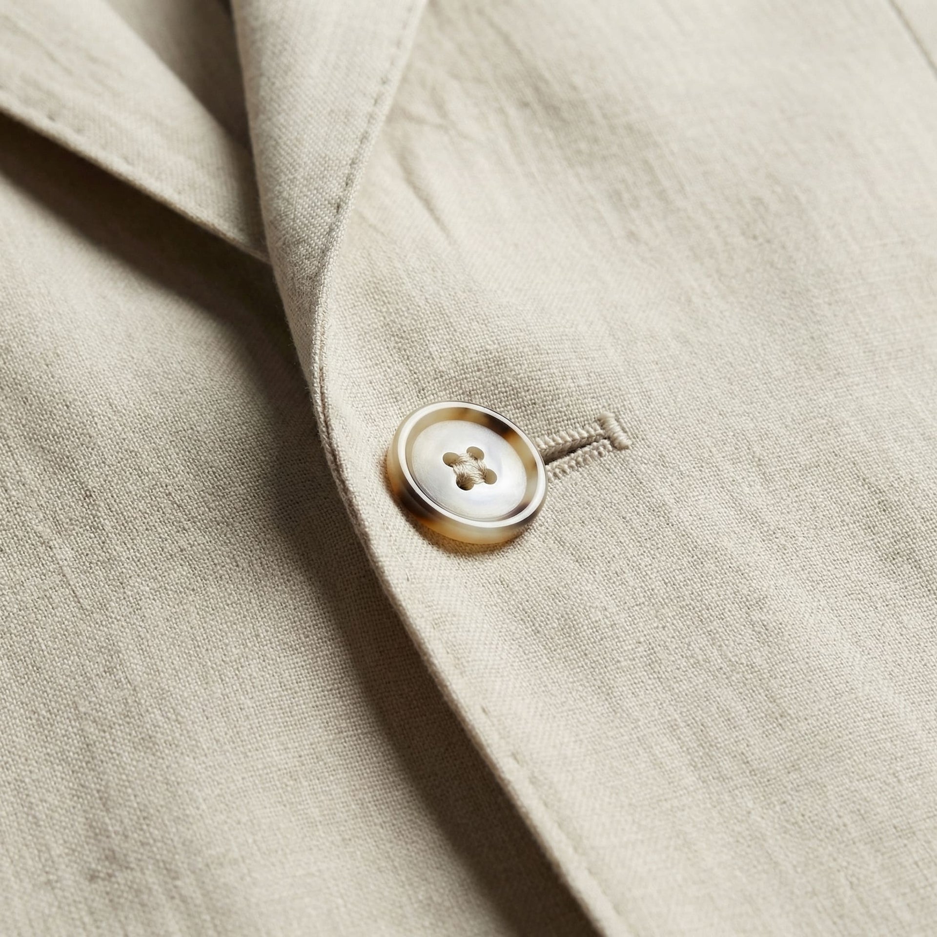 Emmett Linen Notch Lapel Blazer