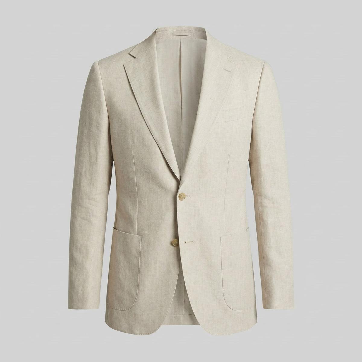 Emmett Linen Notch Lapel Blazer