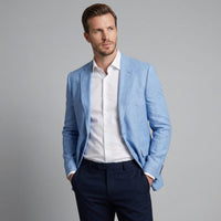 Emmett Linen Notch Lapel Blazer