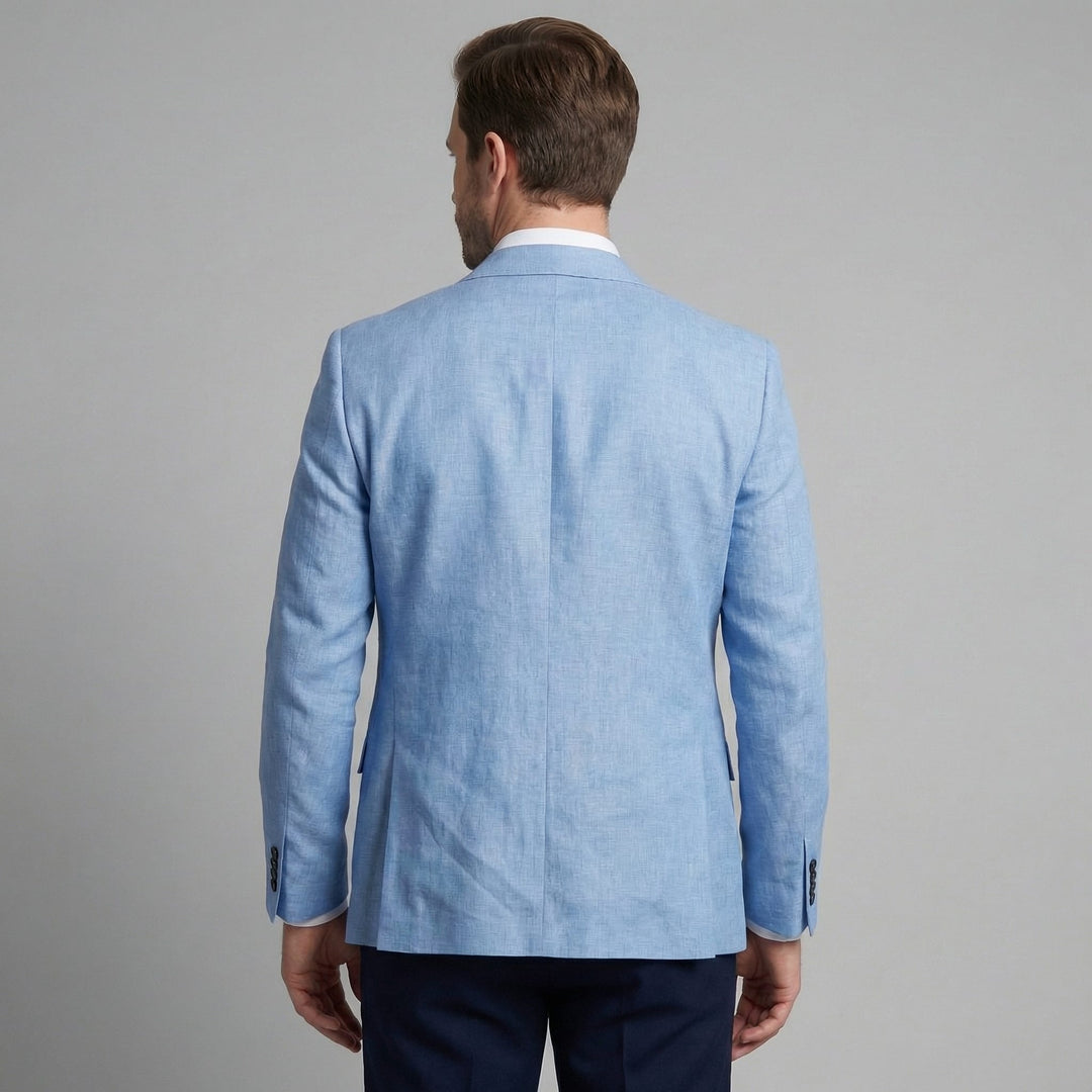 Emmett Linen Notch Lapel Blazer