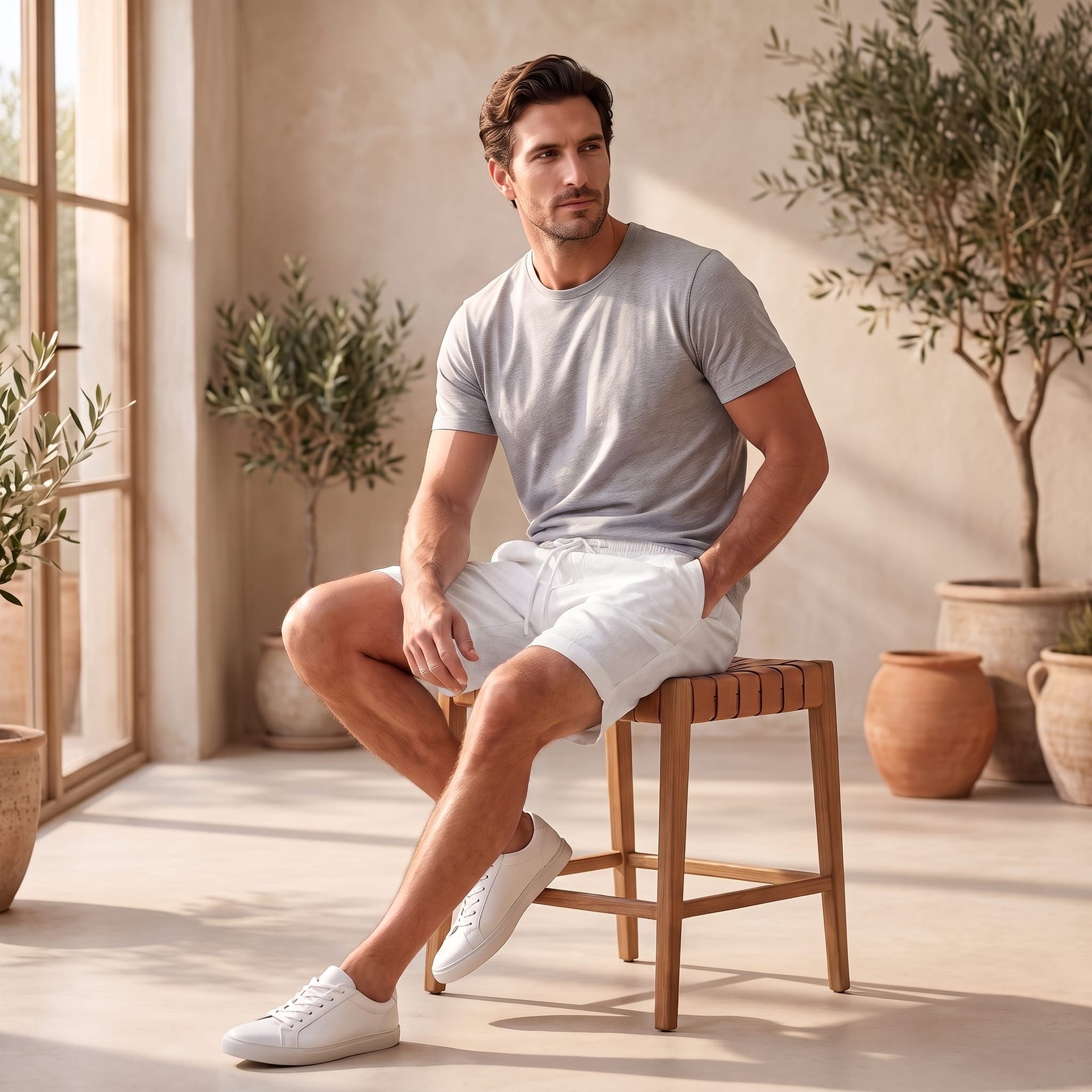 Davenport Relaxed Fit Drawstring Shorts