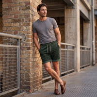 Delaney Corduroy Drawstring Shorts
