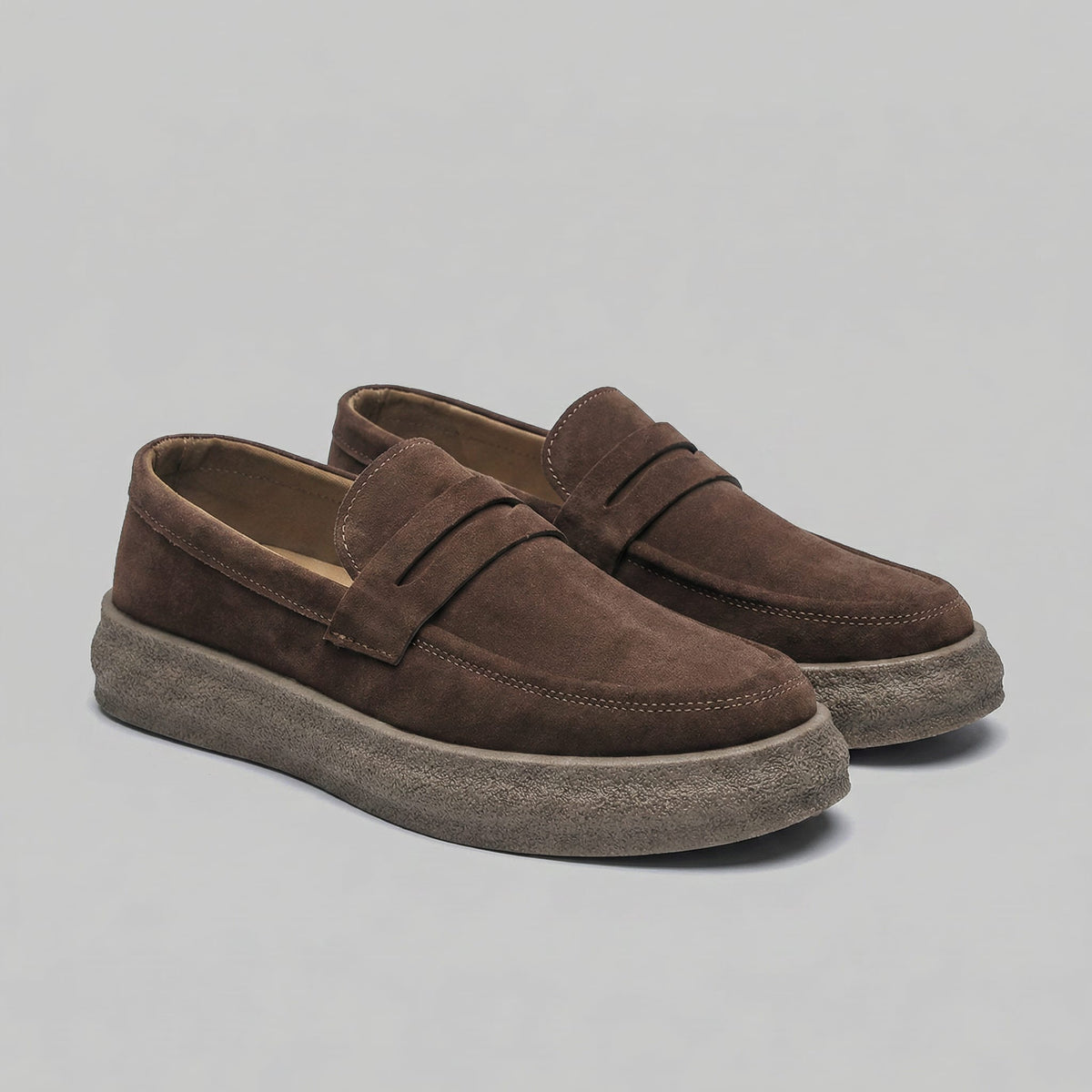 Mallory Chunky Sole Penny Loafers