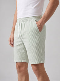 Dempsey Striped Drawstring Shorts