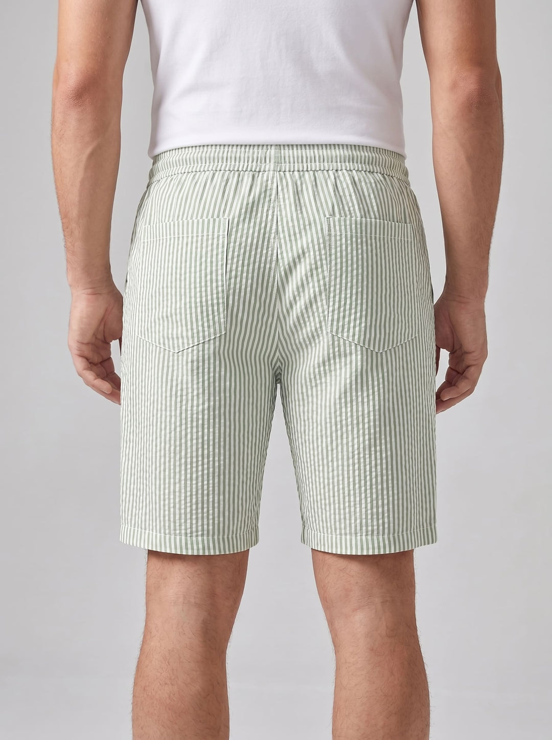 Dempsey Striped Drawstring Shorts