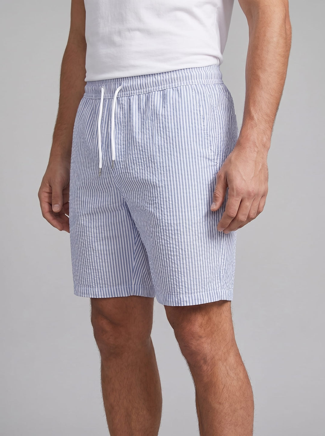 Dempsey Striped Drawstring Shorts
