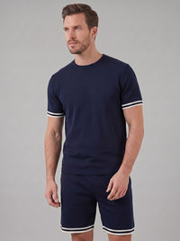 August Knit T-Shirt and Shorts Set