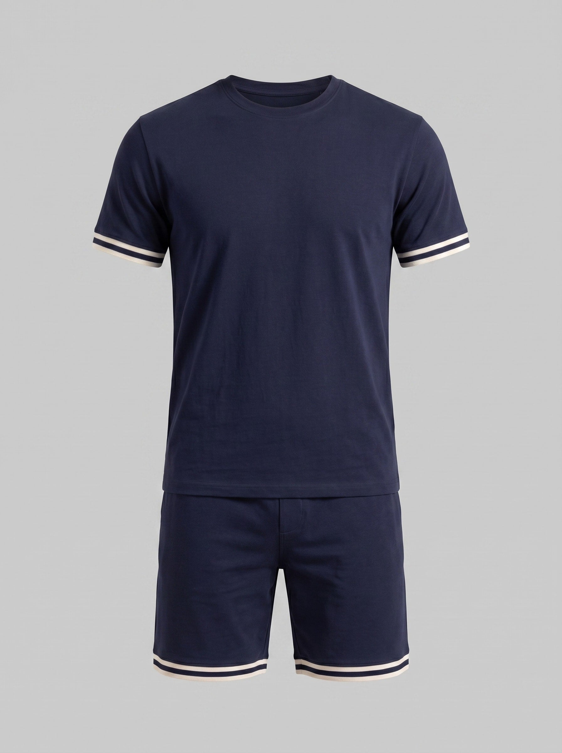 August Knit T-Shirt and Shorts Set