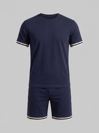 August Knit T-Shirt and Shorts Set