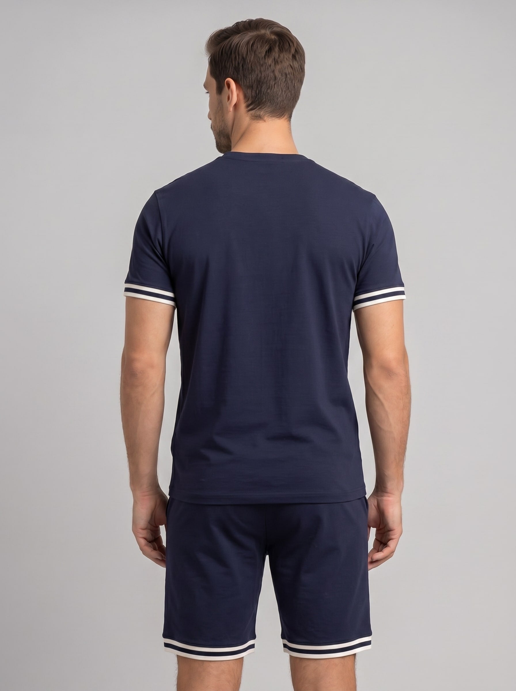 August Knit T-Shirt and Shorts Set