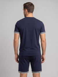 August Knit T-Shirt and Shorts Set